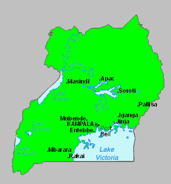 Map of Kampala
